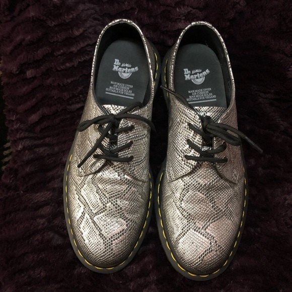 RARE Doc Martens Oxford, laced, shoe Snake/Python - Picture 2 of 7